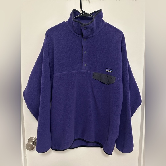 Patagonia Synchilla Snap-T Pullover Purple Fleece Medium (M) - Picture 1 of 8